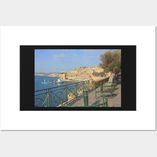 Grand Harbour, Valletta, Malta Posters and Art